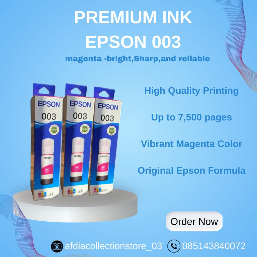 Tinta Epson 003 Magenta
