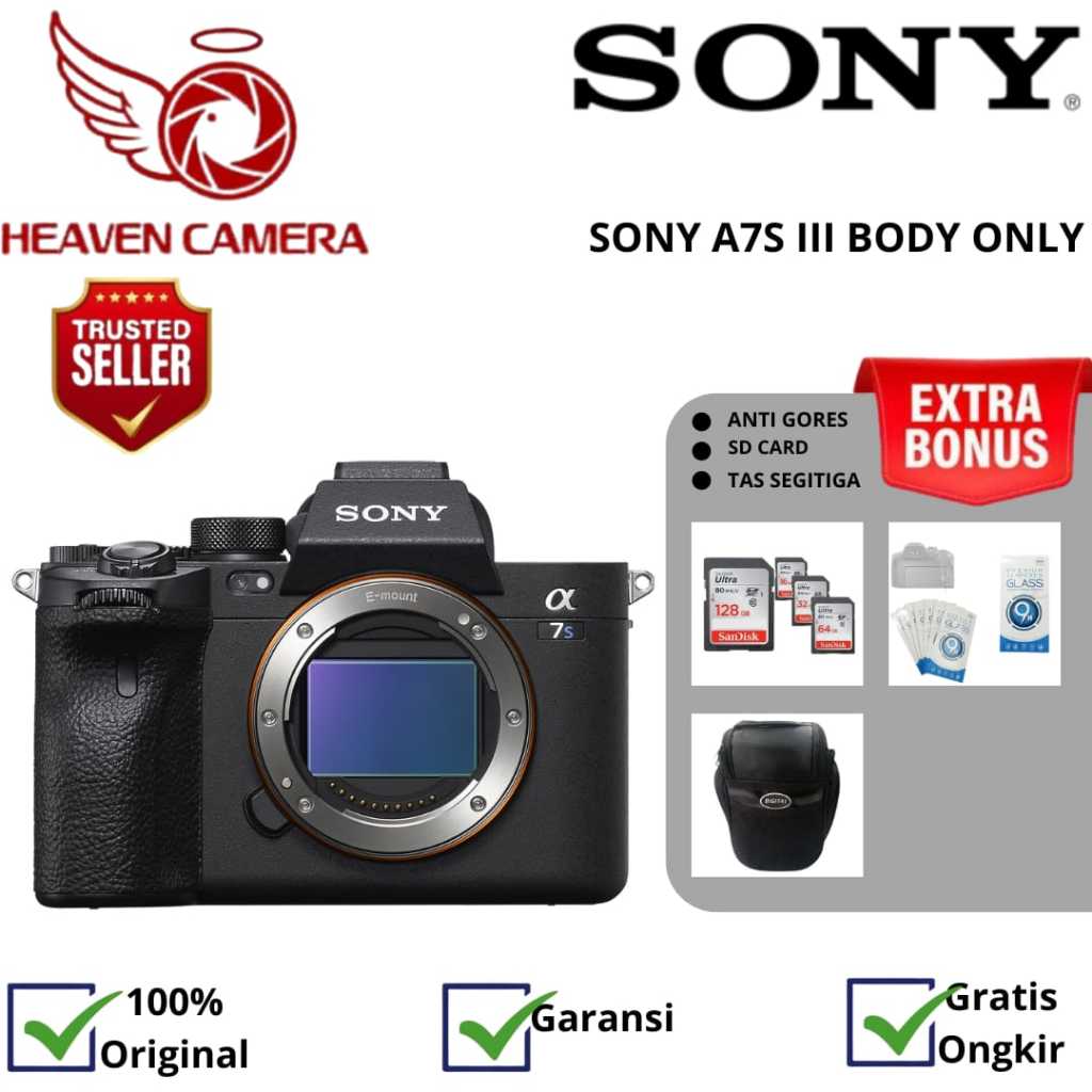 SONY ALPHA A7S III BODY ONLY / SONY A7S MARK III BODY ONLY / SONY A7S III BODY ONLY