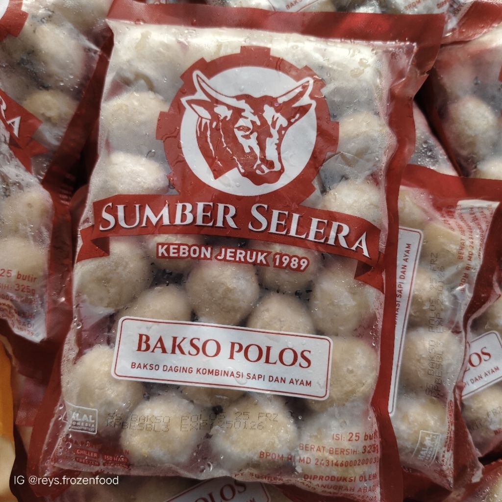 

Sumber Selera bakso polos isi 25pc