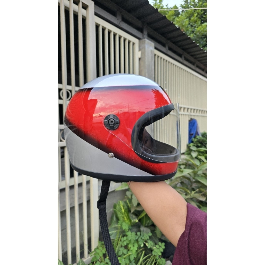 helm gringgo marlboro+kaca