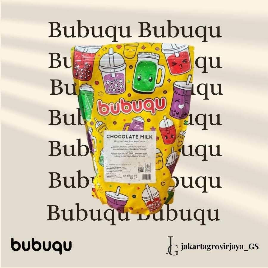 

Bubuqu Powder Drink Chocolate Milk - Bubuk Minuman Cokelat Susu 1 Kg
