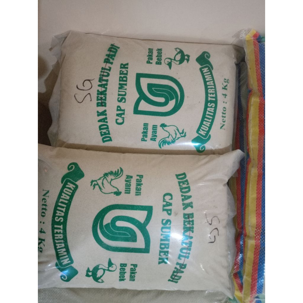 DEDAK SEKAM GILING UK 4 KG