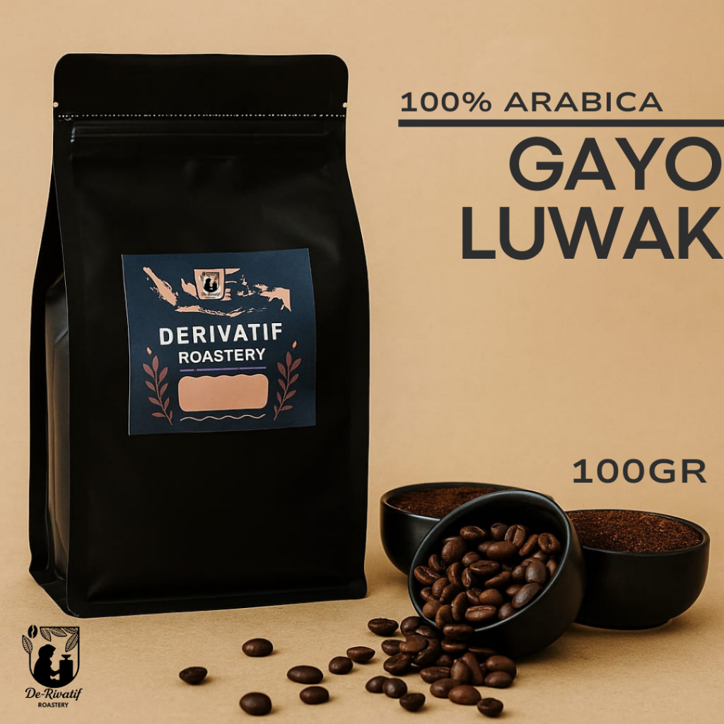 

100% Arabika Gayo Luwak Biji Kopi Bubuk Kopi