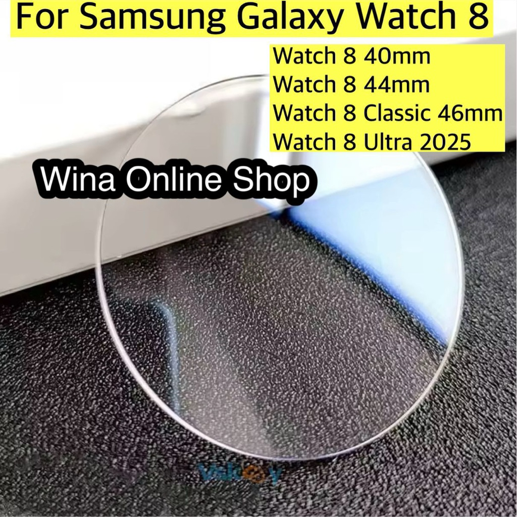 Kaca jam Watch 8 || Tempered glass Samsung Galaxy Watch 8 40mm / Watch 8 44mm / Watch 8 Classic 46mm