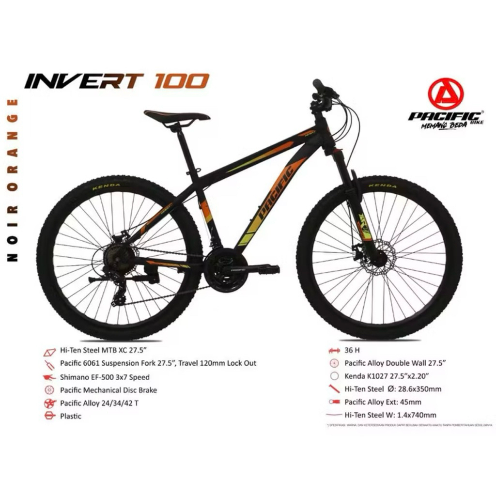 SEPEDA MTB 27,5 INVERT 100 PACIFIC