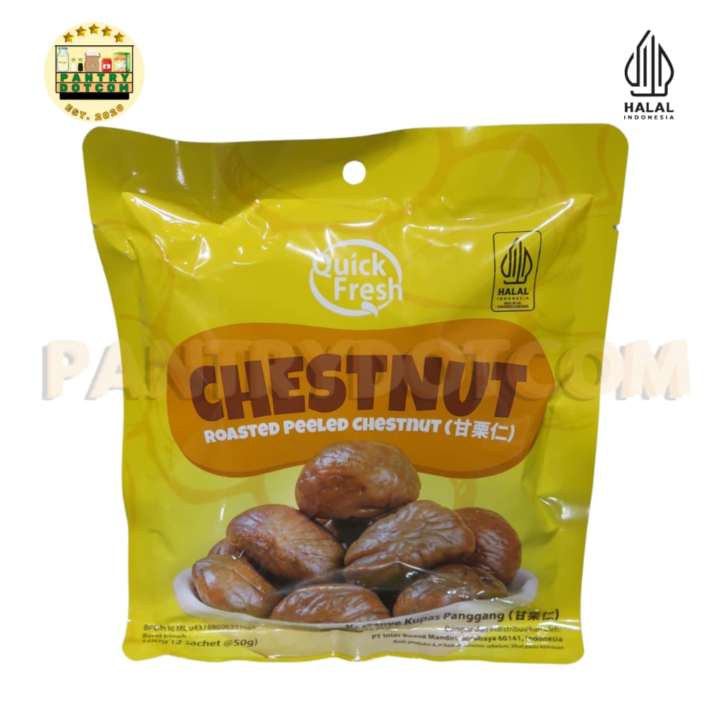 

Quick Fresh Roasted Peeled Chestnut 100gr / Kastanye Kupas Panggang 100gr