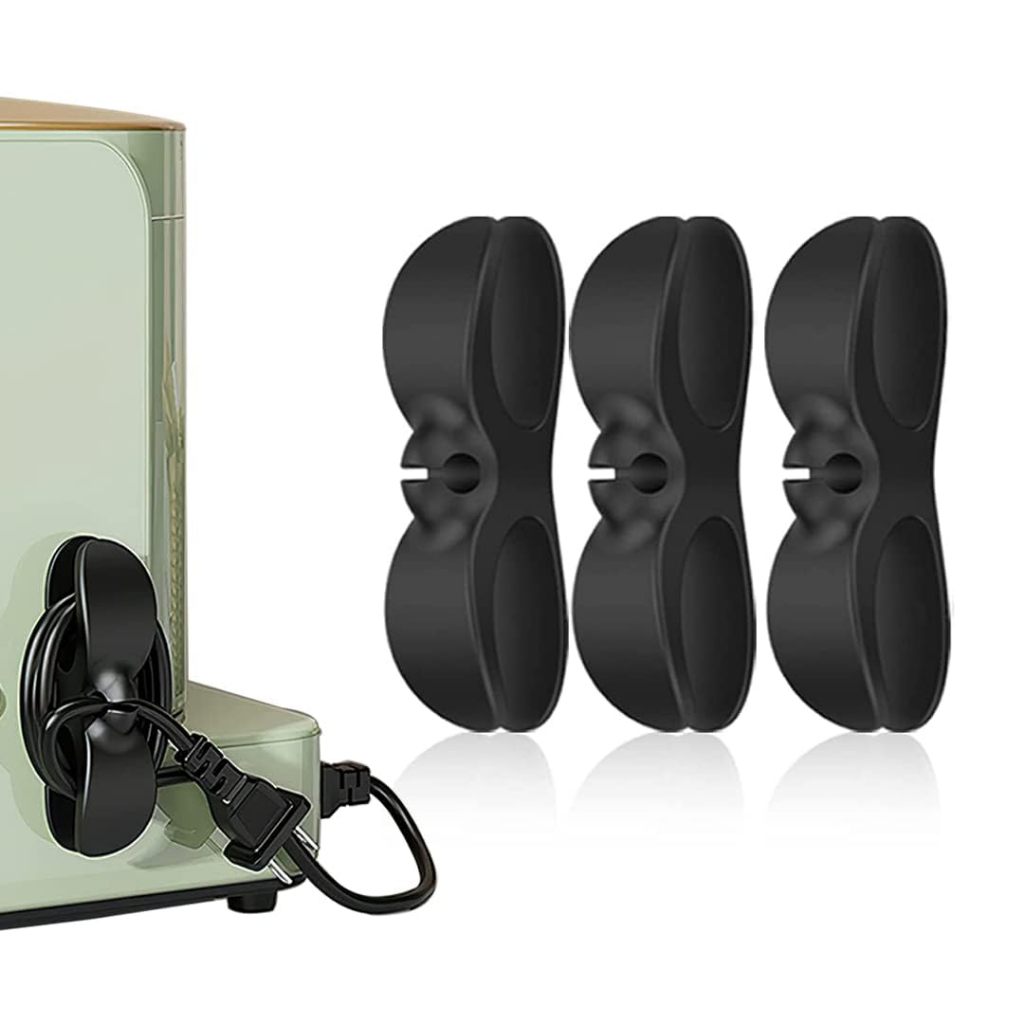 Kabel Holder Organizer Klip Pita - Klip Pita Tempel Alat Gulung Kabel - Klip Pita