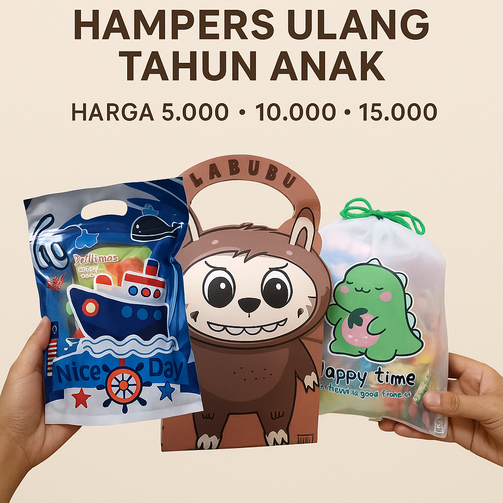 

HAMPERS ULANG TAHUN ANAK | SNACK ULANG TAHUN ANAK | PARCEL ULANG TAHUN ANAK