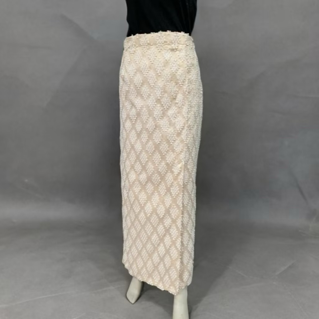 ROK SPAN / OVERSLAG TENUN BULU - BAWAHAN KEBAYA MODERN- HIJAB FRIENDLY