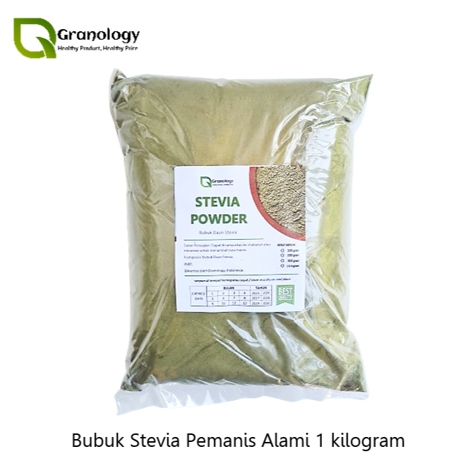 

Daun Stevia Bubuk / Stevia Leaves Powder (1 kilogram) by Granology