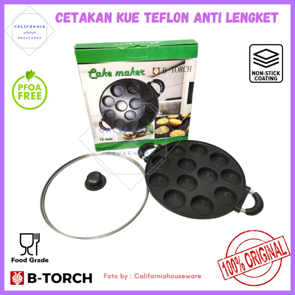 Cetakan Kue Teflon Anti Lengket / Cetakan Martabak Mini / Cake Pan Anti Lengket