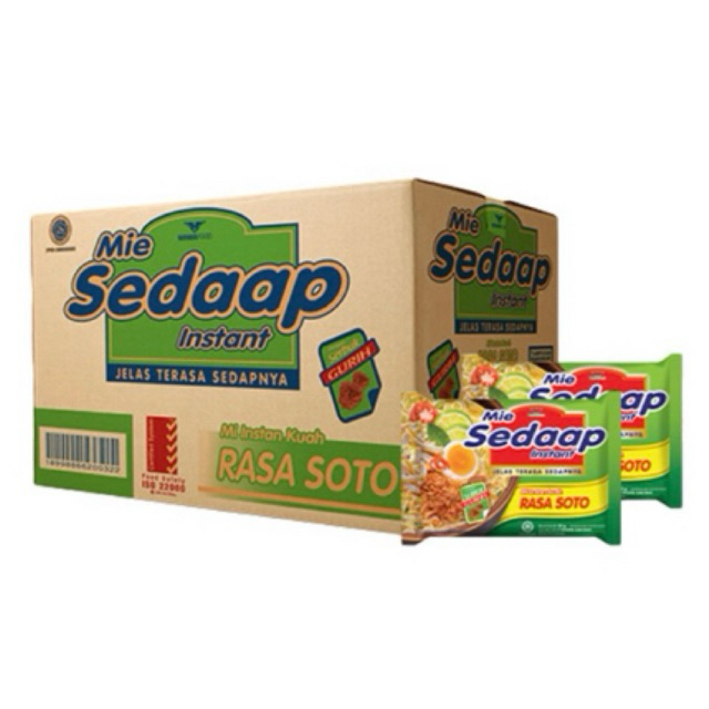 

Mie Sedaap Kuah Soto Mie Instan Dus 40pcs
