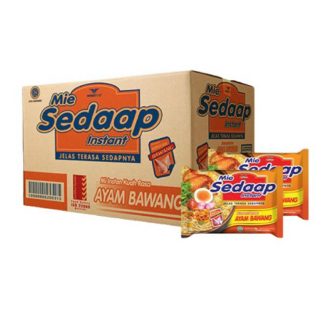 

Mie Sedaap Kuah Ayam Bawang Mie Instan Dus 40pcs