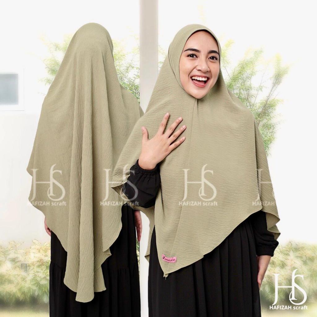 Hijab Instan Jumbo Soft Pet Antem Bergo Crinkel Airflow Soft Pet Antem Jilbab Cringkel premium