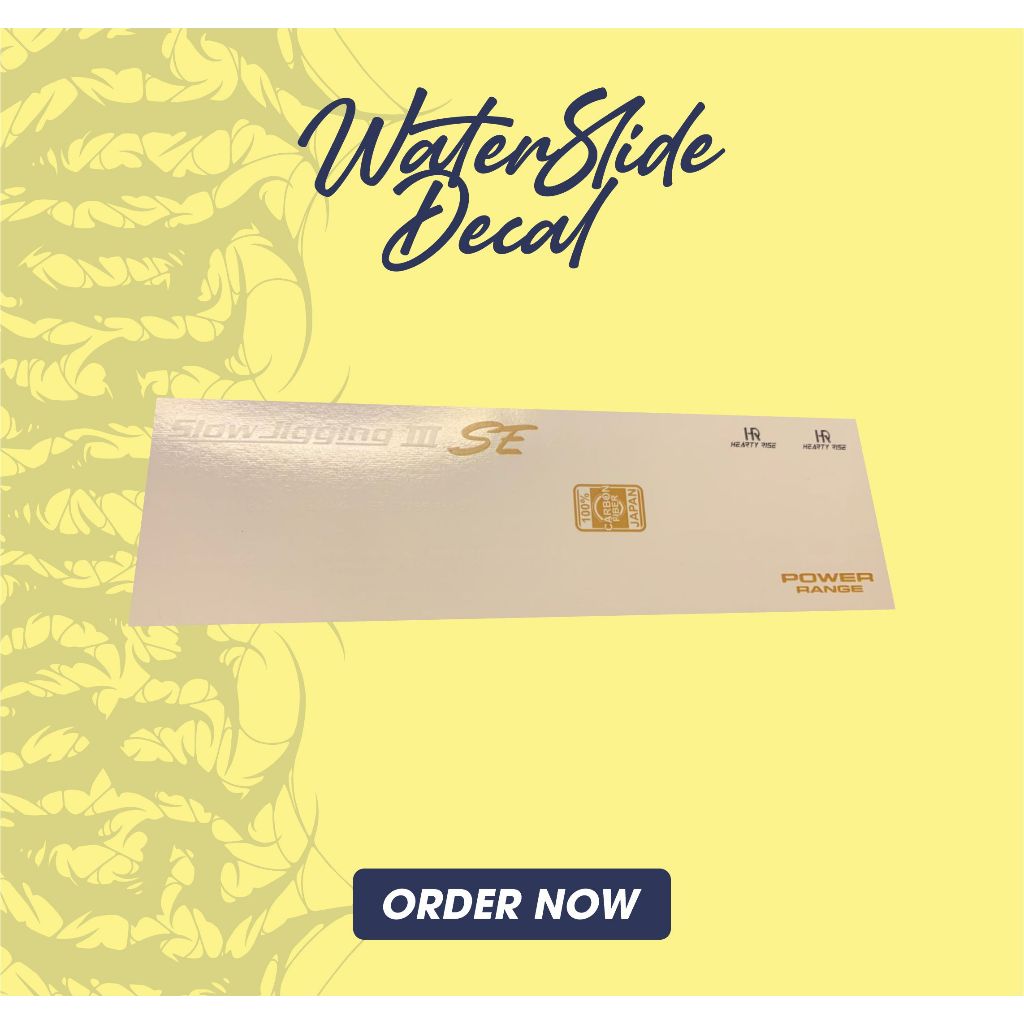 WATER SLIDE DECAL REBUILD JORAN TOKAYO SE