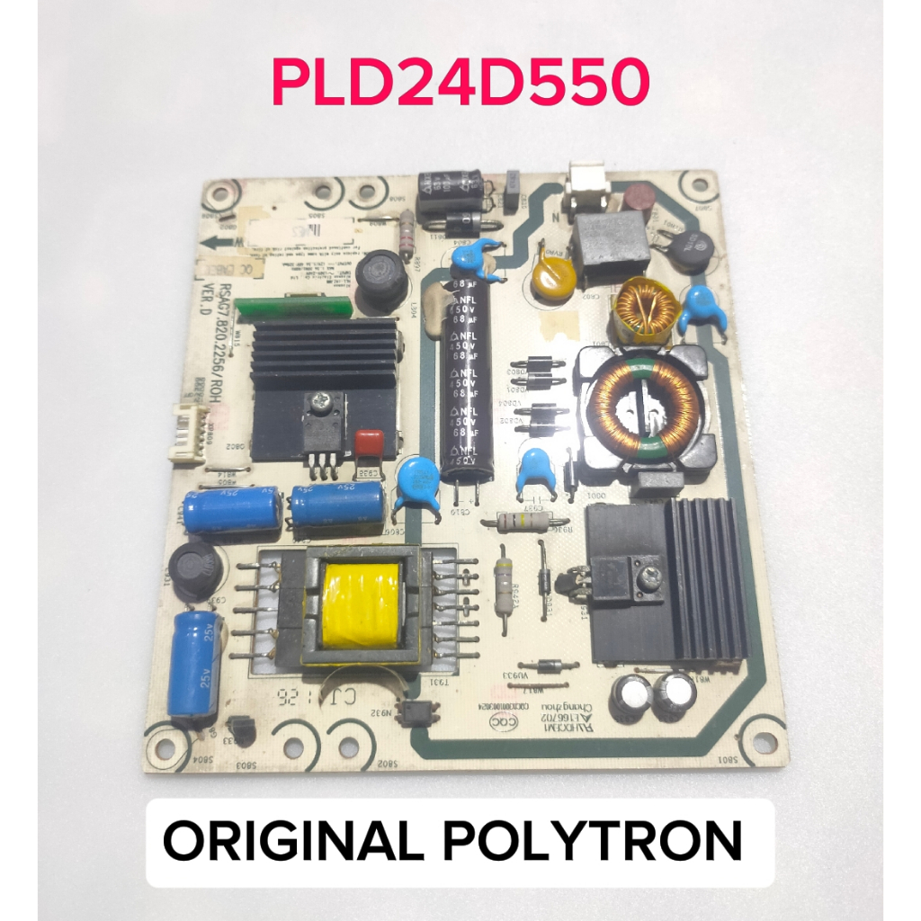 PSU Powersuplai Power Suplay Regulator Power Suplay tv Polytron PLD24D550 pld24d550