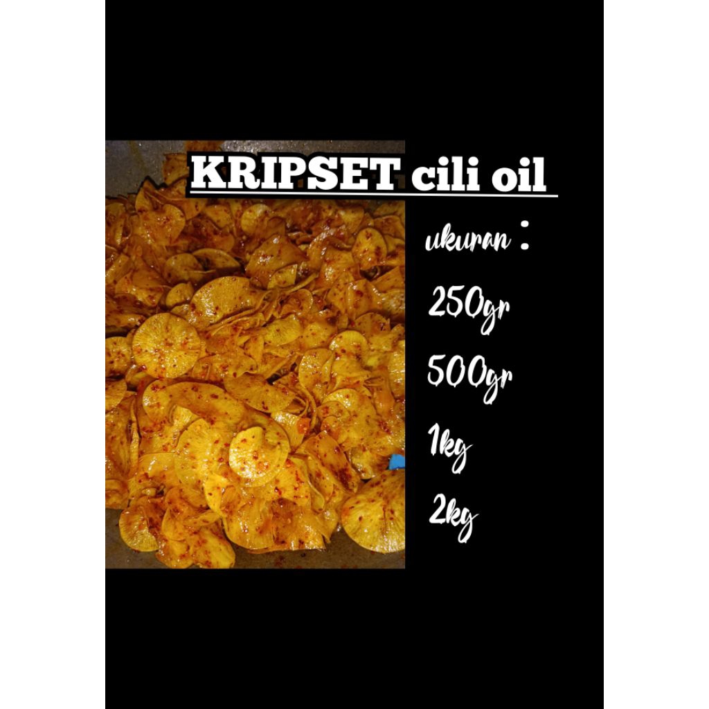

KERIPSET CHILLI OIL Pedas gurih