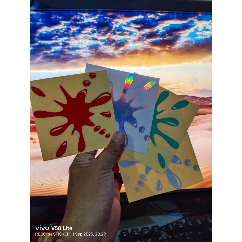 

sticker cutting crot