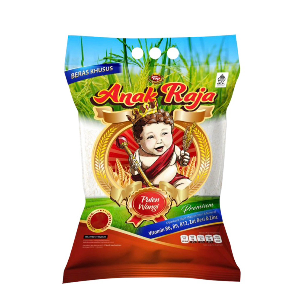 

Anak Raja Beras Pulen Wangi Fortifikasi Premium 5 kg