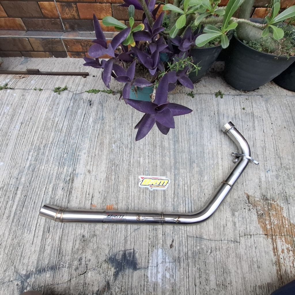 leher knalpot new cb150r pnp silincer ori leher stenlis bending