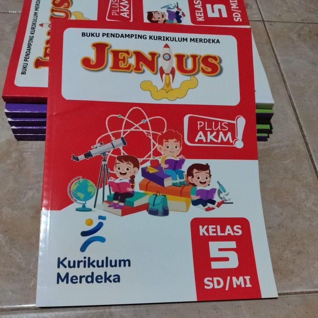JENIUS Plus AKM Buku Pendamping KURIKULUM MERDEKA untuk SD/MI Kelas 5 Semester 1