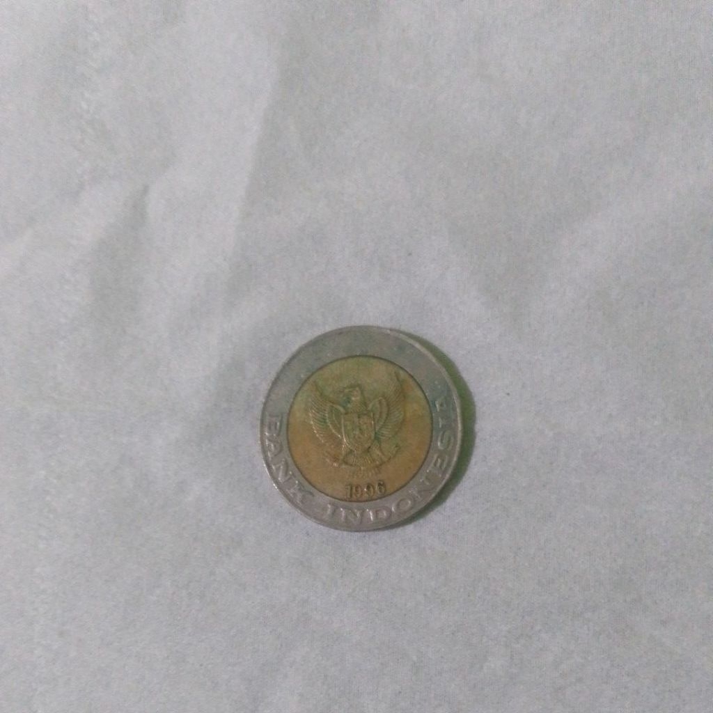 Koin 1000 kelapa sawit cetakan 1996