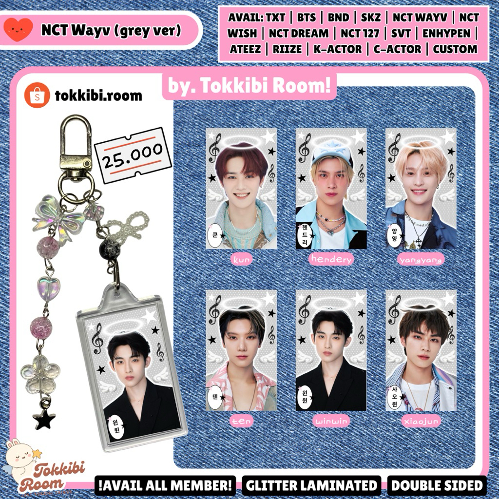 [READY STOCK] KEYCHAIN ACRYLIC NCT WAYV / KEYCHAIN NCT / KEYCHAIN WAYV / KEYCHAIN KPOP / WINWIN / XI