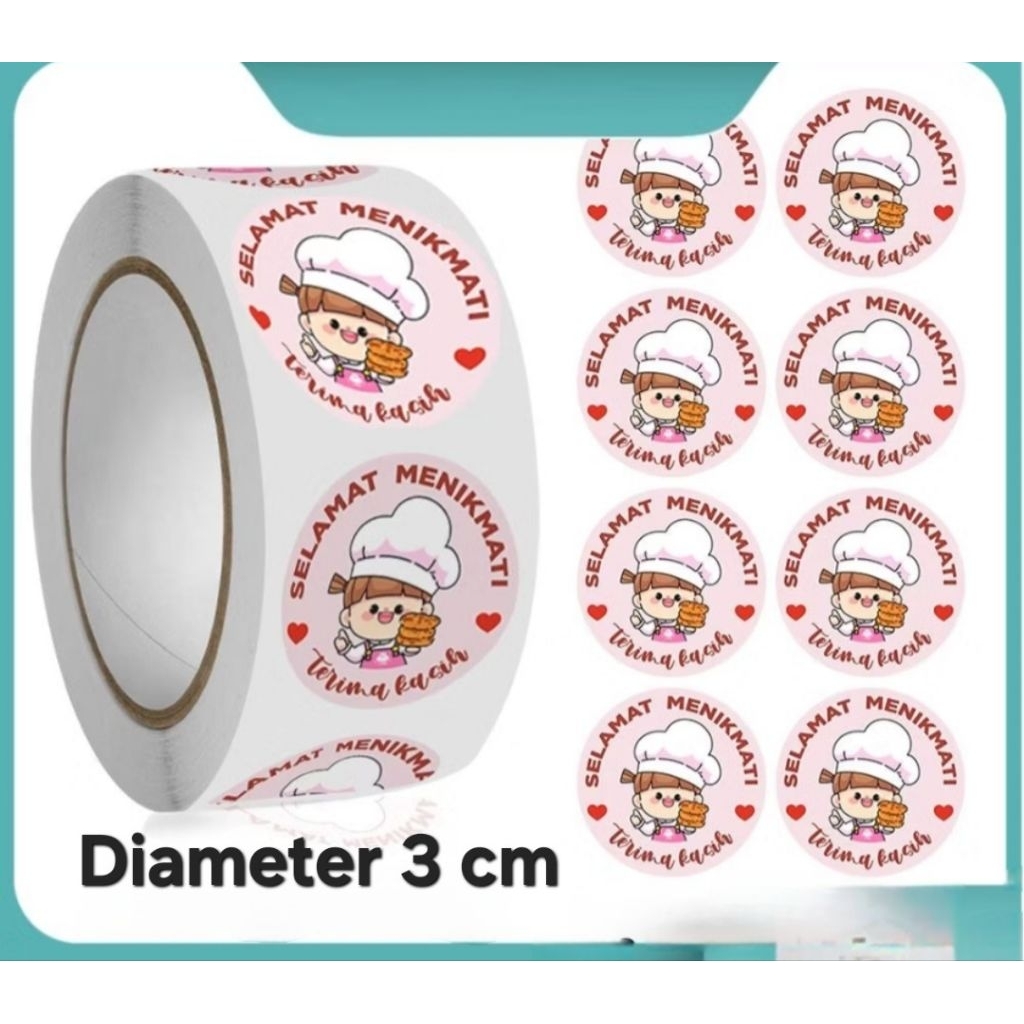 Stiker Selamat Menikmati | Sticker Selamat Menikmati