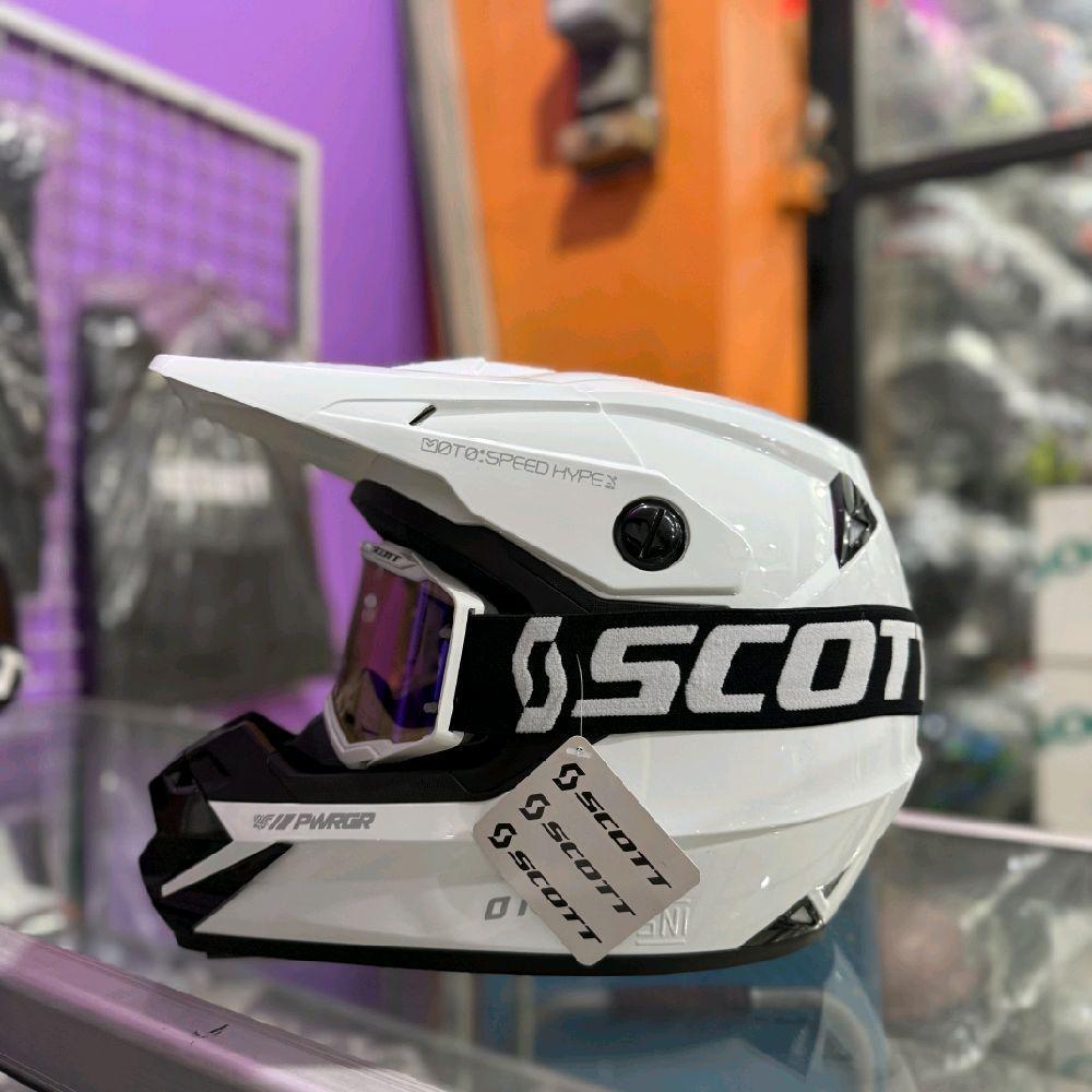Rsv Orca Cross Helm White Google Trail