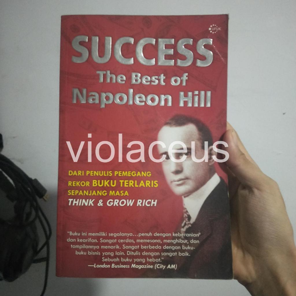 Success: The Best of Napoleon Hill - Napoleon Hill Preloved Prelove Preloves