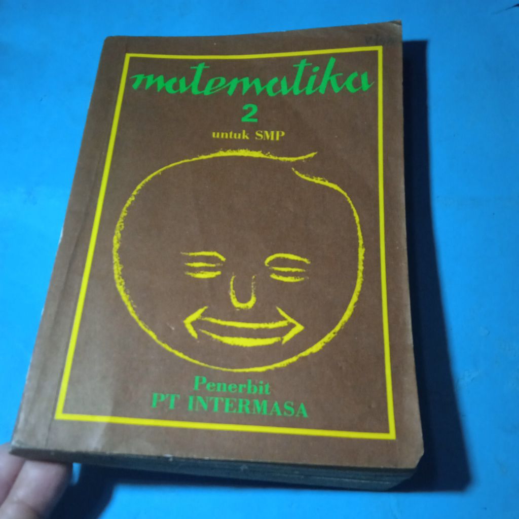 buku Matematika 2 untuk SMP, buku original jadul