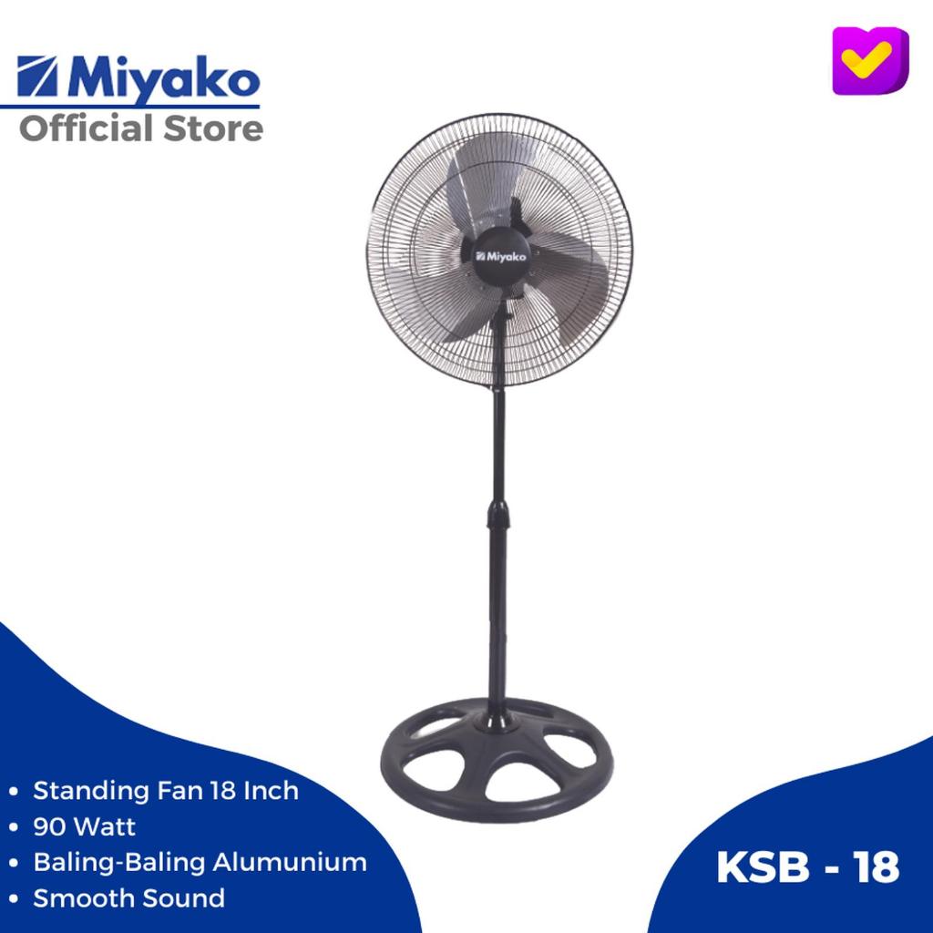 Kipas Angin Berdiri Miyako KSB-18 Industrial Stand Fan Besar Jumbo KSB18 BATAM