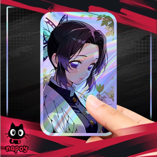

Stiker Hologram Anime Demon Slayer Shinobu Kocho Frame