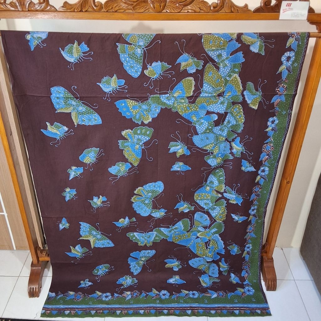 Kain Panjang Batik Tulis/Kain Panjang Batik/Kain Batik Panjang/Kain Batik Kupu Kupu/Kain Batik Motif
