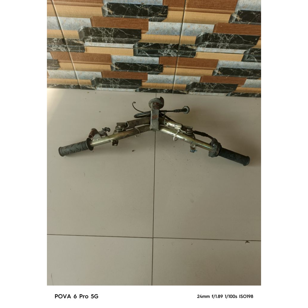 stang stir supra x 125 2006 sampai 2012 ori copotan motor