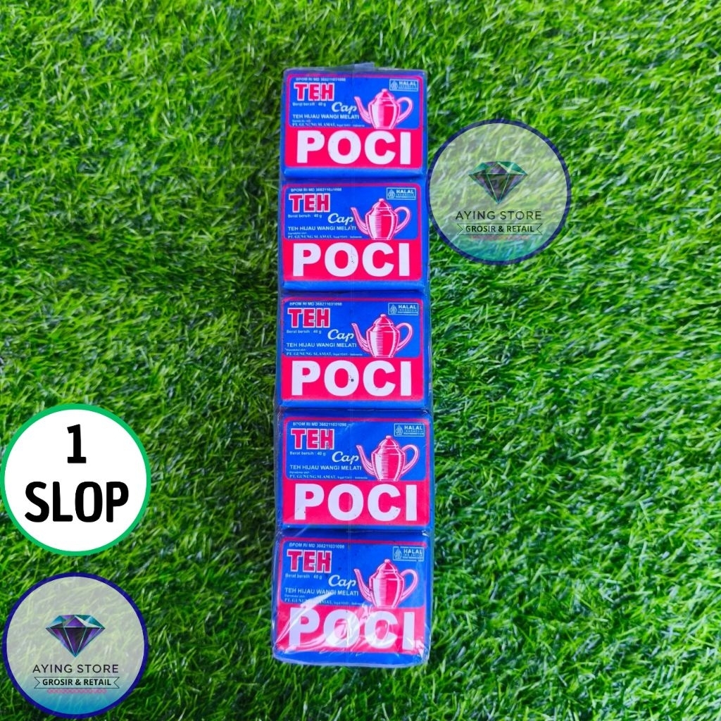 

teh poci biru (slop) murah isi 10