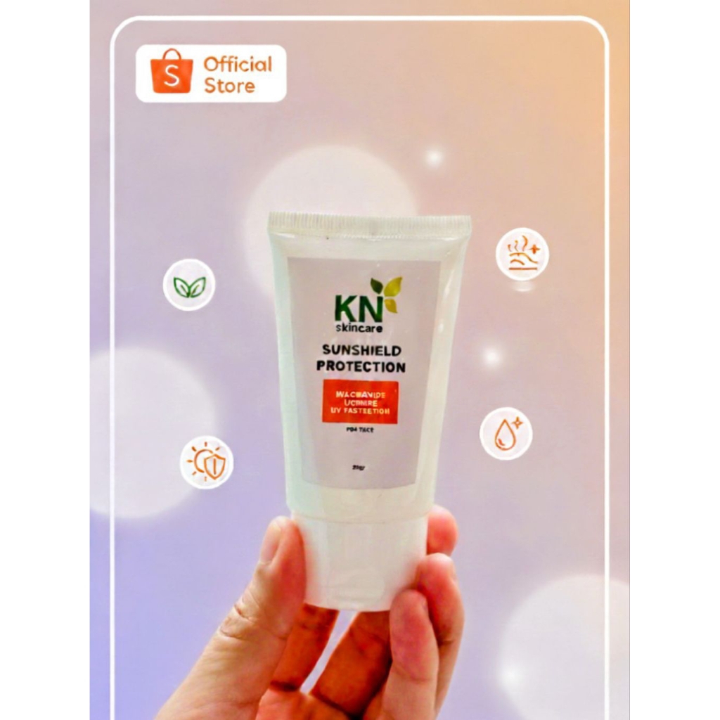 KN Skincare Sunshield Protection 35 gram - Sunscreen non whitecast
