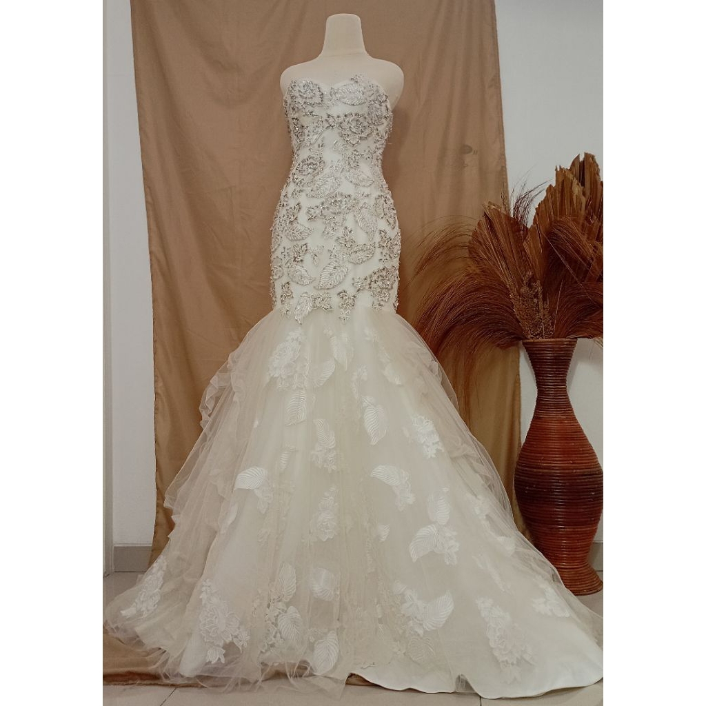 sewa gaun mermaid-sewa gaun pengantin Mermaid