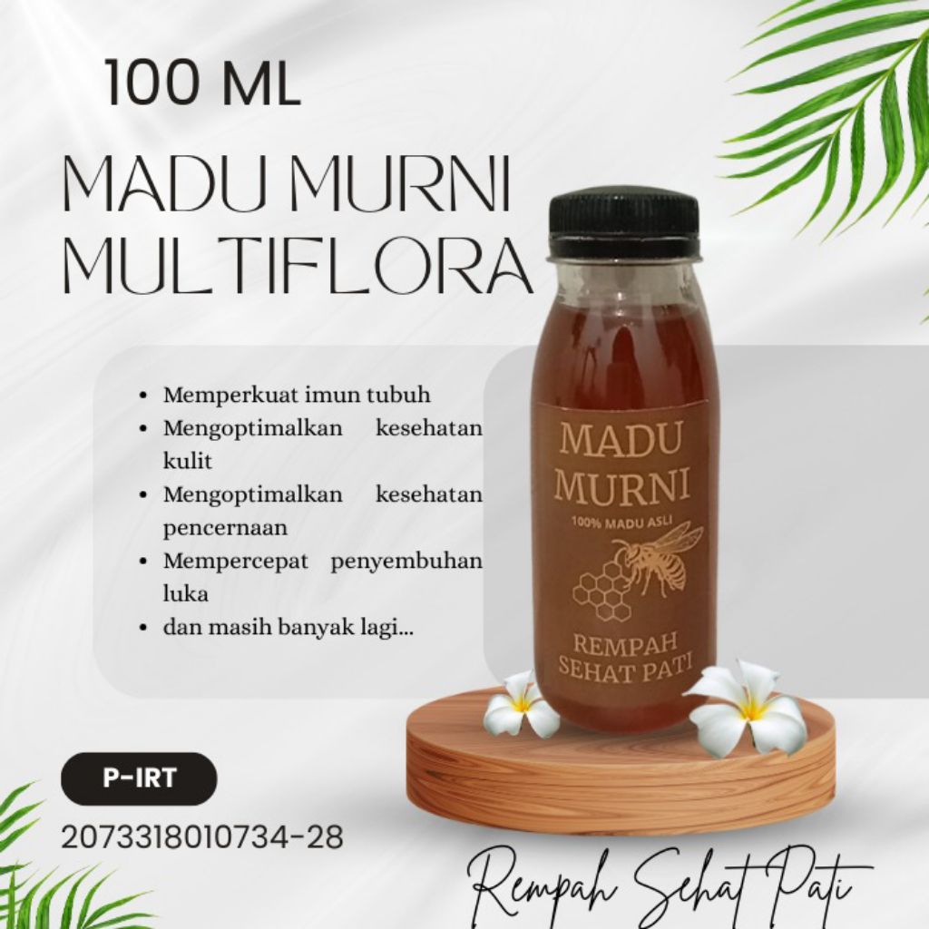 

MADU MURNI MULTIFLORA 100ML // MADU MURNI