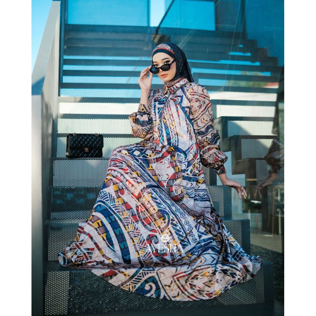 Premium Ayesha series by shkata gamis kerudung