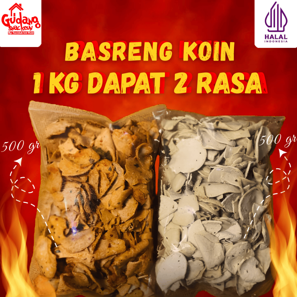 

KERIPIK BASRENG TIPIS PIPIH PEDAS DAUN JERUK DAN ORIGINAL 1 KG - BUNDLING BASRENG PIPIH TIPIS