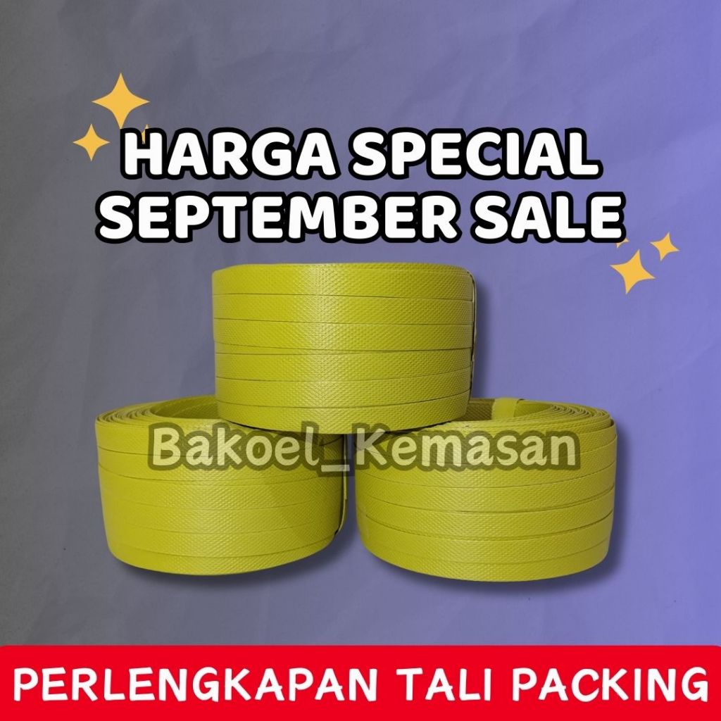 

Tali Strapping Band IKAT BARANG 1Kg 15 MM TERMURAH SEPTEMBER CERIA SALE