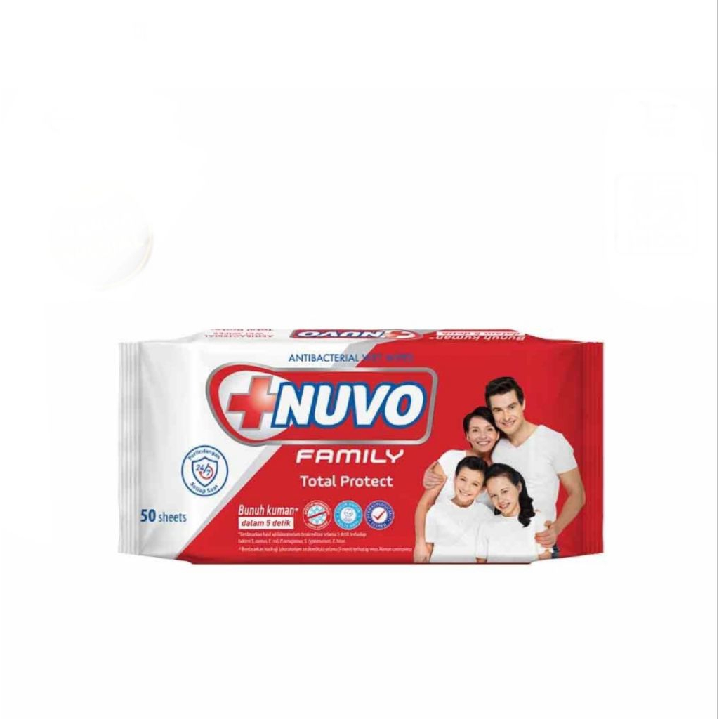 nuvo family wet wipes antiseptic original