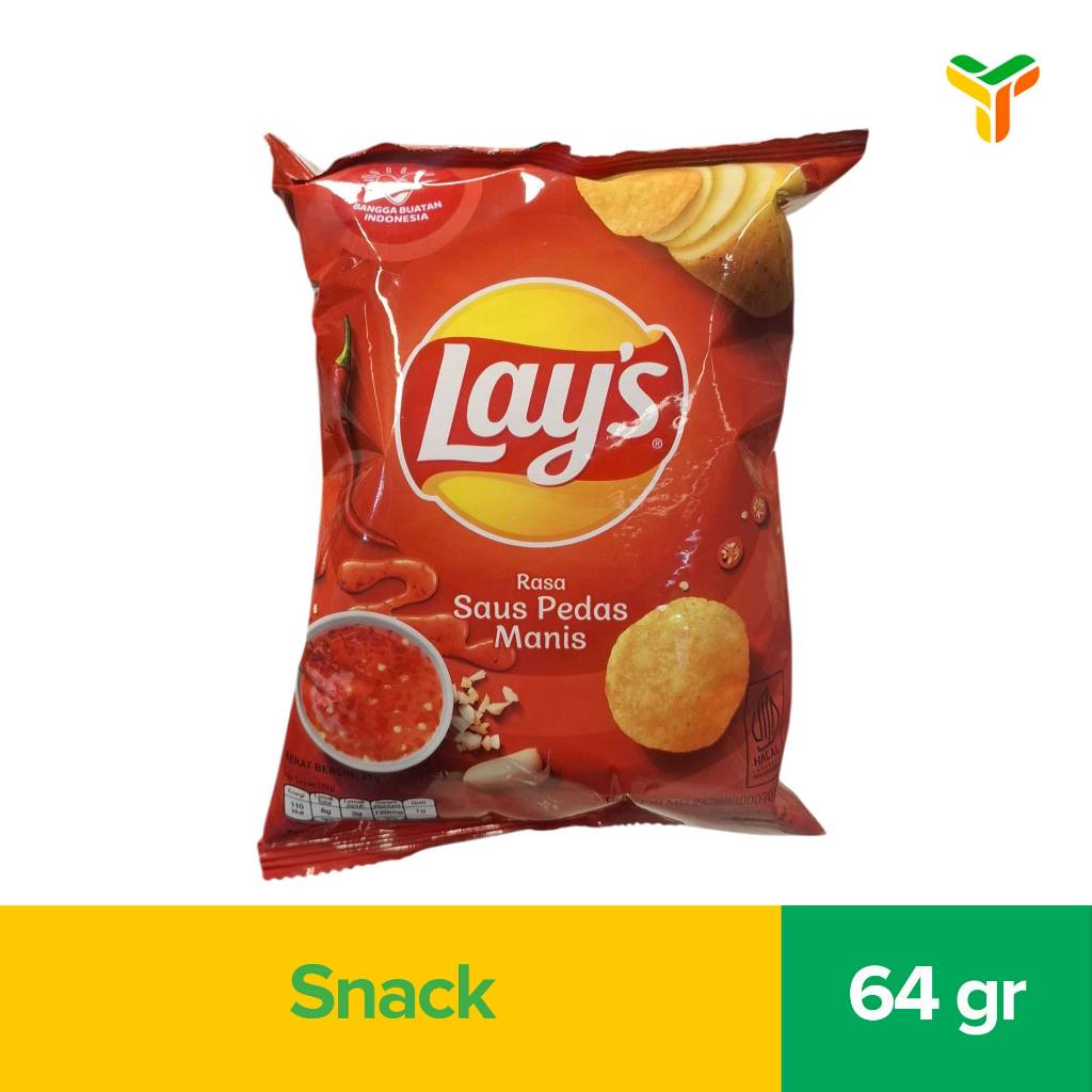 

Lays Saus Pedas Manis 64 Gram