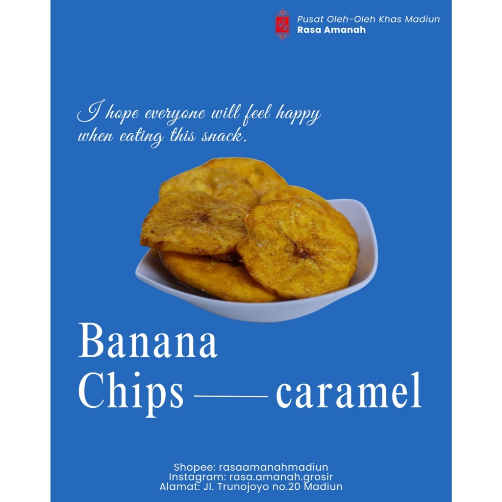 

Kripik Pisang Caramel 100gr