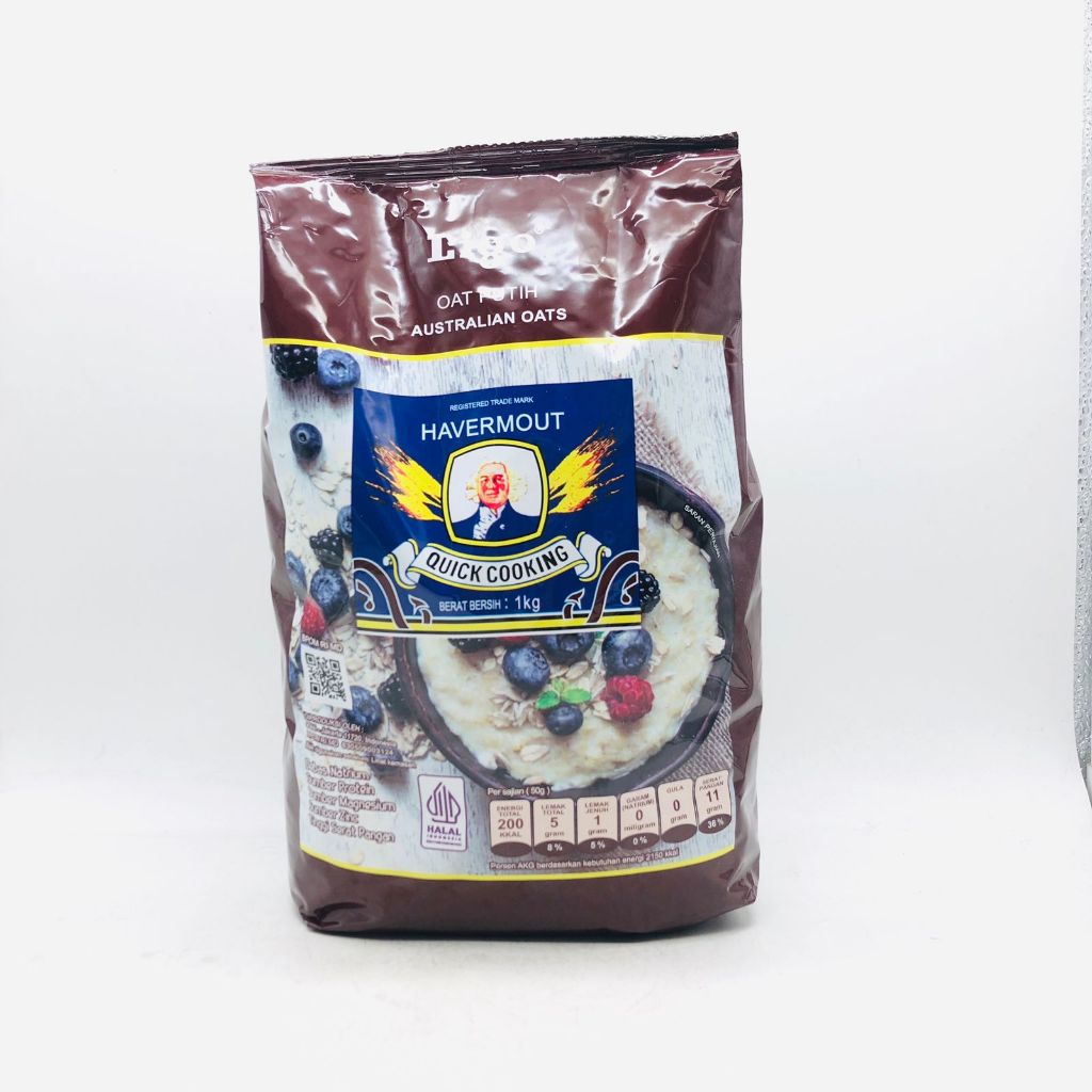 

Ligo - Havermout white oats/ gandum putih (1 kg)