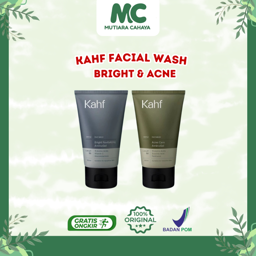 MC Official - Kahf Face Wash Amino Gel | Kahf Face Wash Acne Care & Bright Revitalizing