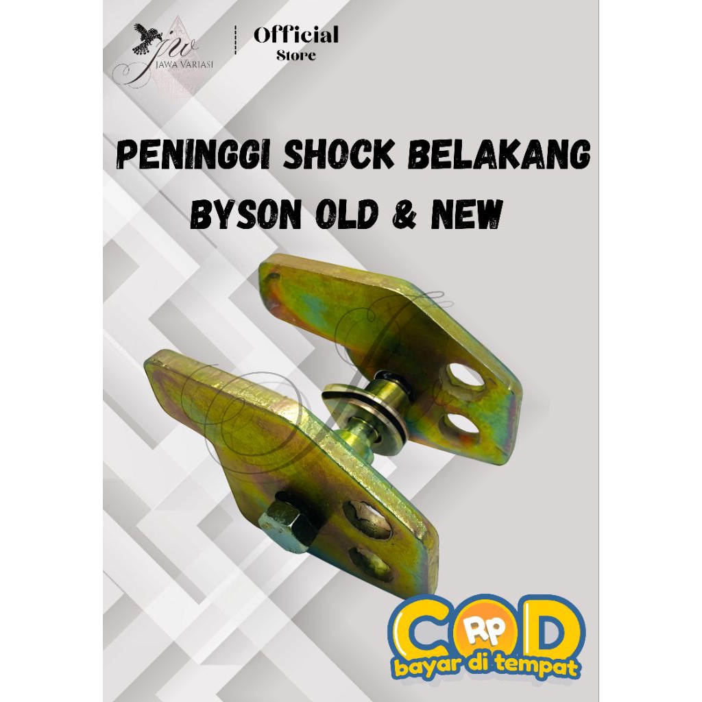 Peninggi Monoshock Byson, Peninggi Shock Byson, Peninggi Belakang Byson