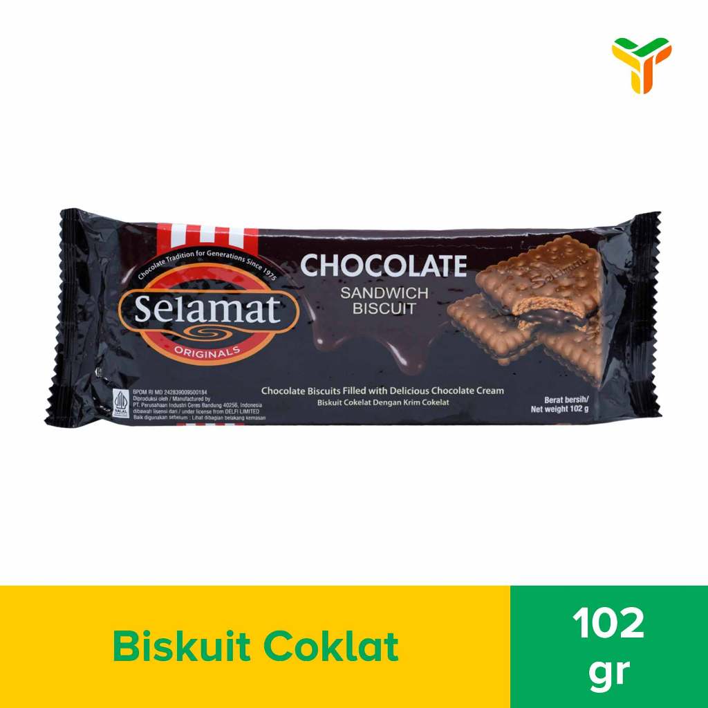 

Selamat Biscuit Chocolate Sw 102 Gram