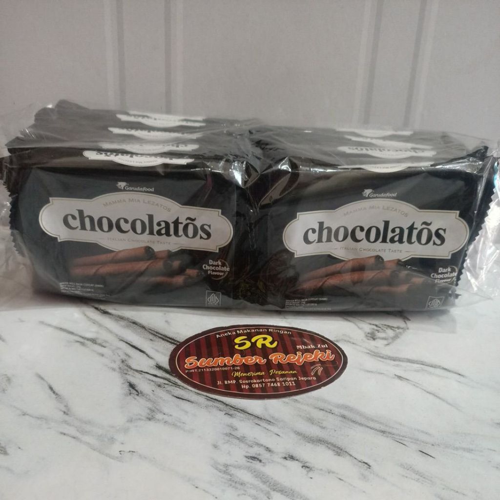 

CHOCOLATOS DARK COKLAT ISI 10 PCS BERAT 240 GRAM